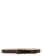 Women's Brown Leather Regular Belt