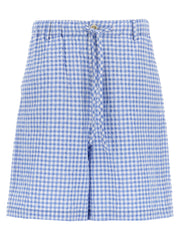 Men's Blue Polyamide Bermuda Shorts