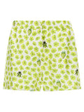 Women's Multicolor Silk Bermuda Shorts