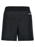 Women's Black Polyester Bermuda Shorts