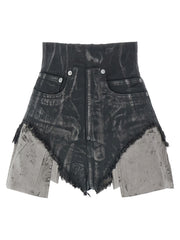 Women's Brown Cotton Bermuda Shorts