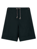 Men's Bicolor Virgin Wool Bermuda Shorts