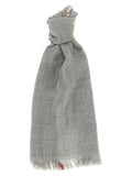 Men's Gray Virgin Wool Scarf