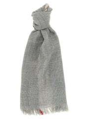 Men's Gray Virgin Wool Scarf