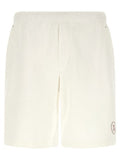 Men's White Cotton Bermuda Shorts
