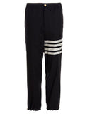 Men's Blue Wool Athletic Pants