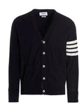 Men's Blue Merino Wool Cardigan Clothing
