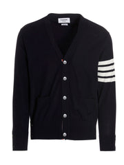 Men's Blue Merino Wool Cardigan Clothing