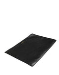 Men's Logo-Embellished Calf Leather Clutch Black