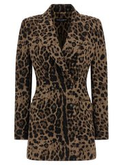 Women's Brown Viscose Blazer Clothing