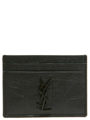 Men's Black Lambskin Cardholder Accessory