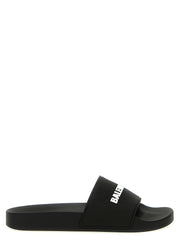 Women's Bicolor Plastic Slides Shoe