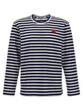 Women's Blue Cotton Long Sleeve T-Shirt