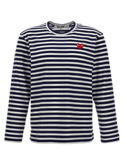 Women's Blue Cotton Long Sleeve T-Shirt