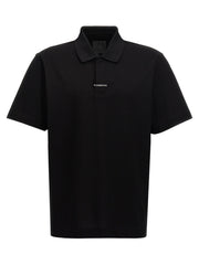 Men's Black Cotton Polo Shirt