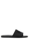 Men's Black Polyethylene Slides Shoe
