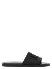 Men's Black Polyethylene Slides Shoe