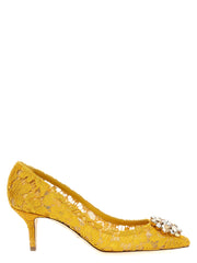Women's Bellucci Pump Yellow Viscose Cotton Polyamide