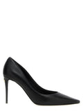 Women's Lamb Leather High Pump Black