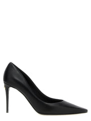 Women's Lamb Leather High Pump Black