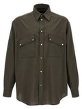 Men's Bicolor Wool Blouse