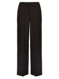 Women's Purple Virgin Wool Dress Pants