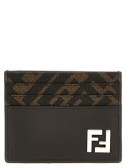 Men's Brown Calf Leather Bos Taurus Cardholder Accessory
