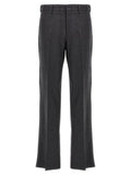 Men's Gray Cashmere Casual Pants