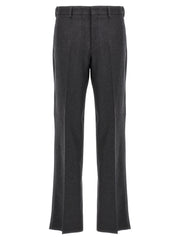 Men's Gray Cashmere Casual Pants