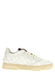 Women's White Polyethylene Sneakers