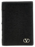 Men's Black Ostrich Skin Cardholder Accessory