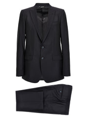 Men's Blue Virgin Wool Two-Piece Suit