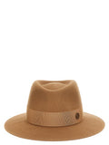 Women's Brown Wool Fedora Accessory