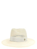 Women's White Hemp Fedora Accessory