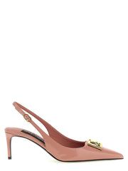Women's Lollo Heel Pink Calfskin Leather