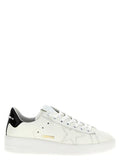 Women's Black Cowhide Low Top Sneakers