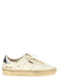 Women's Silver Lamb Leather Low Top Sneakers