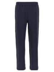 Men's Blue Polyester Joggers (workout Pants)