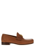 Men's Brown Leather Slip-On Loafers