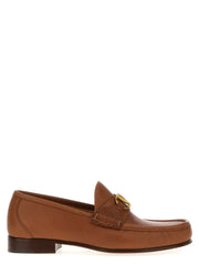 Men's Brown Leather Slip-On Loafers
