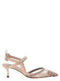 Women's Ff Mesh Slingback Pump Pink Polyamide