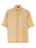Men's Beige Linen Blouse