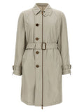 Men's Gray Satin Coat Clothing