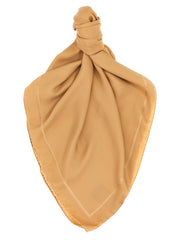 Women's Beige Silk Foulard Accessory