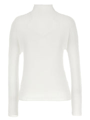 Women's White Polyester Blouse