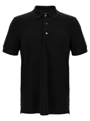 Men's Black Lyocell Polo Shirt