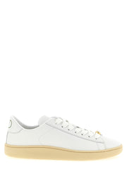 Women's White Calfskin Sneakers