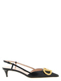 Women's Vlogo Signature Jewel Pump Black Calfskin Leather
