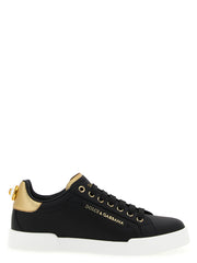 Women's Black Calfskin Sneakers
