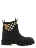 Men's Black Rubber Ankle Boots